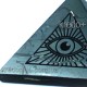 Пирамида из шунгита Всевидящее Око, полированная